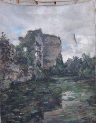 Ruines du château de Bury près Blois.