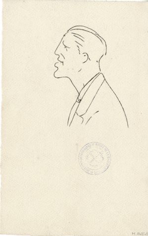 Autoportrait et portrait de G. Carpentier ; © Anthony Chatton