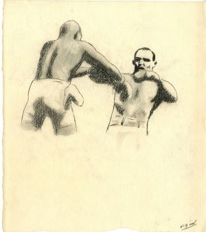 Etudes de boxeur sur les deux faces ; © Anthony Chatton
