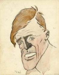 Portrait de boxeur
crayon, aquarelle
entre 1912 et 1914
coll. MML