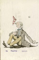 Les désespérés : l'asphyxie
Crayon, aquarelle
entre 1912 et 1914
coll. MML