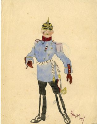 Officier allemand ; © Anthony Chatton