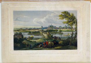 Vue d’Orléans en 1690 (titre inscrit) ; © Anthony Chatton