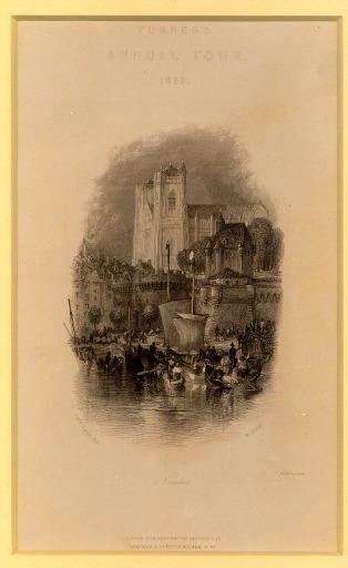gravure ; Nantes, Turner’s Annual tour, 1833