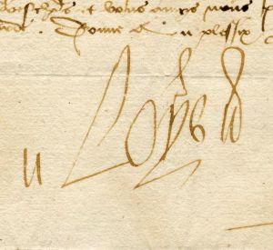 Lettre du roi Louis XI ; © Philippe Bon