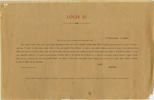 Lettre du roi Louis XI ; © Susana Pereira-Tavares