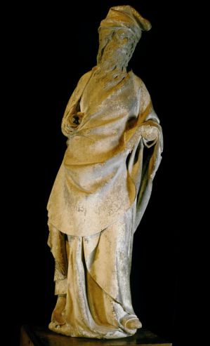 Retombée de plis statuaires ; © P. André, Philippe Bon