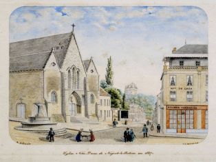Eglise Notre-Dame de Nogent-le-Rotrou, en 1857 (titre inscrit)