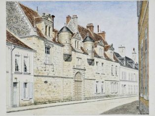 Maison antique, rue St Laurent, à Nogent-le-Rotrou(bâtie en 1542) (titre inscrit)