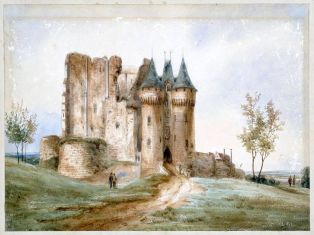 Vue du château Saint-Jean