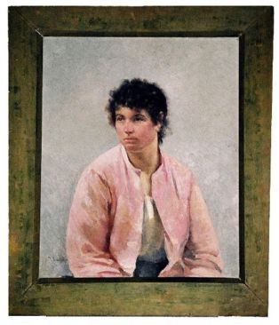 Portrait de femme en rose ; © Matthieu Dussauge