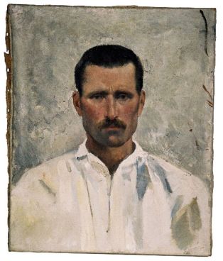 Portrait d’homme à chemise blanche ; © Matthieu Dussauge