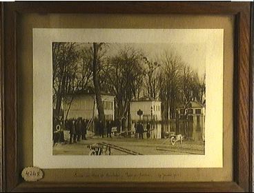 Entrée du bois de Boulogne - Pont de Suresnes - 29 janvier 1910