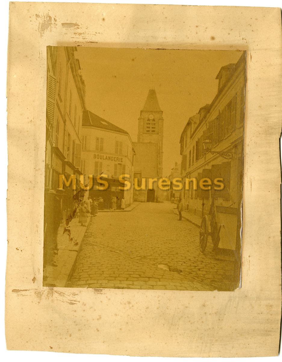 Rue du Moutier en 1873