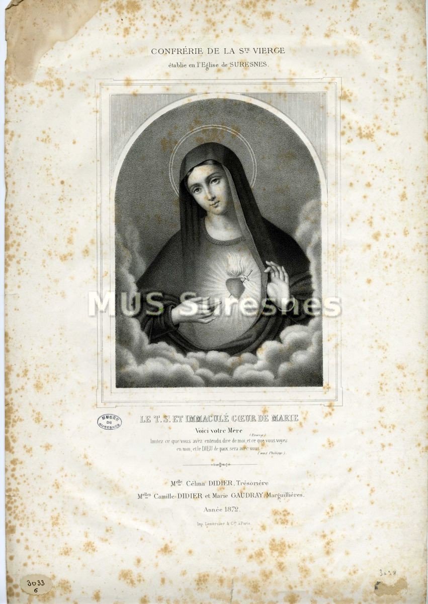 Le Très Saint et Immaculé Coeur de Marie (Confrérie de la Sainte Vierge de Suresnes)