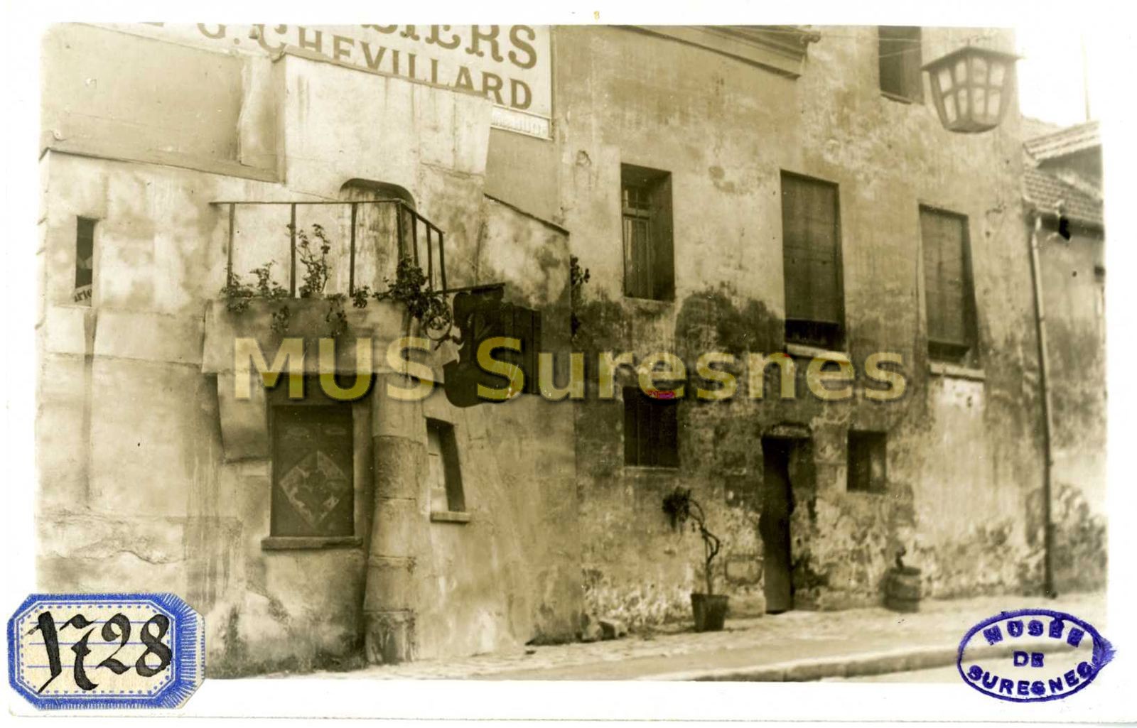 Le vieux Suresnes, rue Scheurer : reconstitution