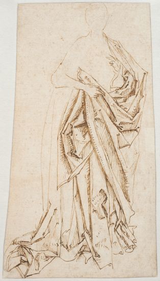 Double feuille avec des études de draperies ; © Christian KEMPF ; © Musée Unterlinden