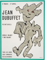 Affiche de l'exposition "Jean Dubuffet", Cercle Volney, P...