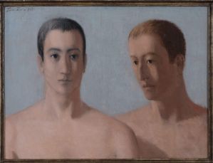 Double portrait d'hommes