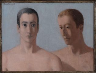 Double portrait d'hommes