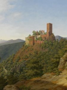 Paysage avec les châteaux du Girsberg et de Saint-Ulrich ; © Le Réverbère / Mulhouse