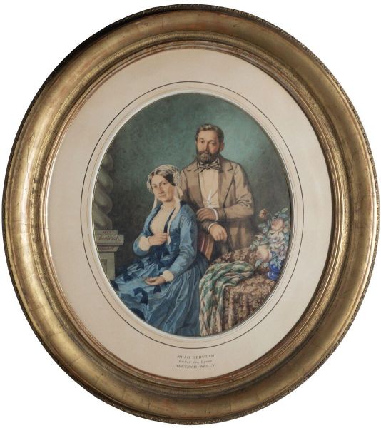 Portrait de François Hertrich et Françoise-Thérèse Molly