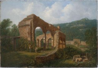 Ruines de l'abbaye de Marbach