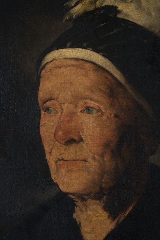 Portrait de vieille femme, parfois intitulé "La Mère Morieu"