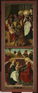 La Circoncison. La Sainte Parenté. Saint Jean à Patmos. Martyre de saint Jean l'Evangéliste.