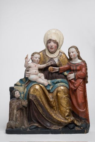 Sainte Anne trinitaire avec figure de donateur