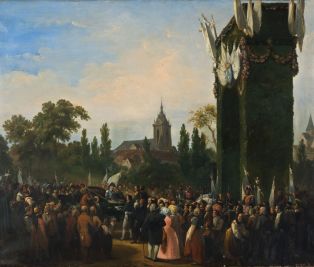 L'entrée du roi Charles X à Colmar le 10 septembre 1828