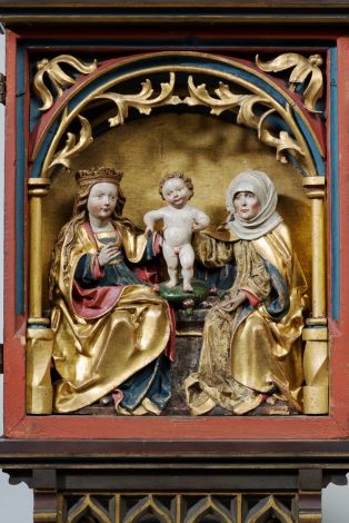 Retable de sainte Anne, la Vierge et l'Enfant ; © Christian KEMPF ; © Musée Unterlinden
