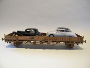 Modèle réduit de wagon plateau