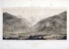 lithographie ; Souvenirs des Pyrénées Panorama de la vall...