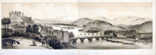 lithographie ; Souvenirs des Pyrénées par Gorse Château d'Henri IV, à Pau