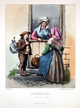 lithographie ; Album des Costumes des Pyrénées Pyrénées / Environs de Pau