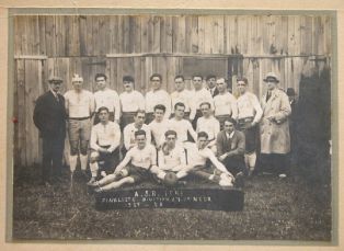 photographie ; A.S.B. 1ère finaliste Division d'honneur 1927-28
