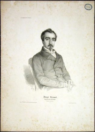 lithographie ; Michel Renaud, Représentant du Peuple