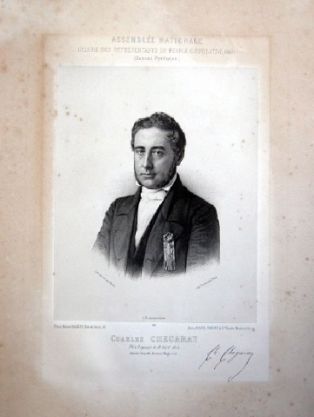 lithographie ; Charles CHEGARAY