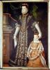 tableau ; Corisande, comtesse de Guiche, et sa fille