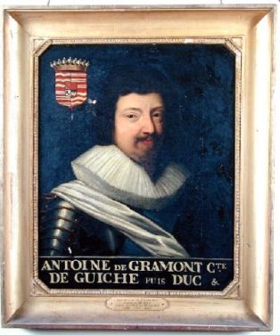 tableau ; Antoine II- Antonin de Gramont