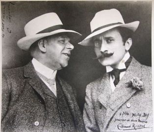 photographie ; Constant Coquelin et Edmond Rostand