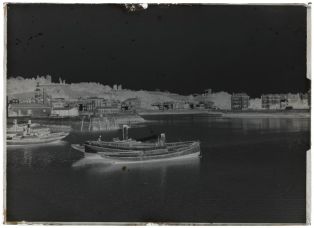 plaque de verre photographique ; Saint-Jean-de-Luz / Ciboure - L’île des Récollets