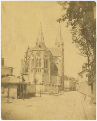 tirage photographique ; Bayonne - Eglise Saint-André, vue du chevet