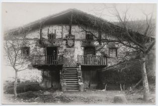 tirage photographique ; La cosa solarega Orosko, Barrio de Goikoa