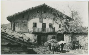 tirage photographique ; Caserio Arbaiza à Abadiano (Vizcaya)