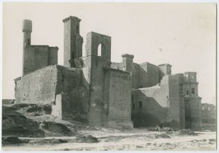 tirage photographique ; Castillo de Olite (Navarra)