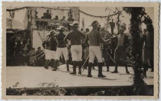 carte postale ; Pastorale de Roland - Deuxième représentation - Le 18 mai 1936 - Bataille