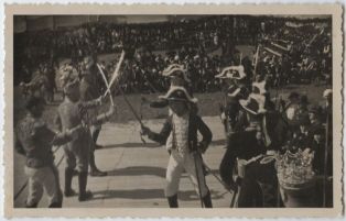 carte postale ; Pastorale de Roland - Deuxième représentation - Le 18 mai 1936 - Bataille (p25)