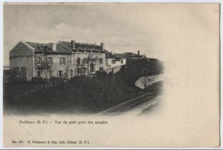 carte postale ; Guéthary - Vue du petit pont des soupirs
